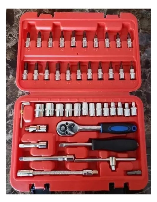 Caja de herramientas de 46 piezas